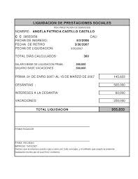 Liquidación de nómina